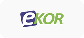Winbox Ekor logo with purple and green text on white background